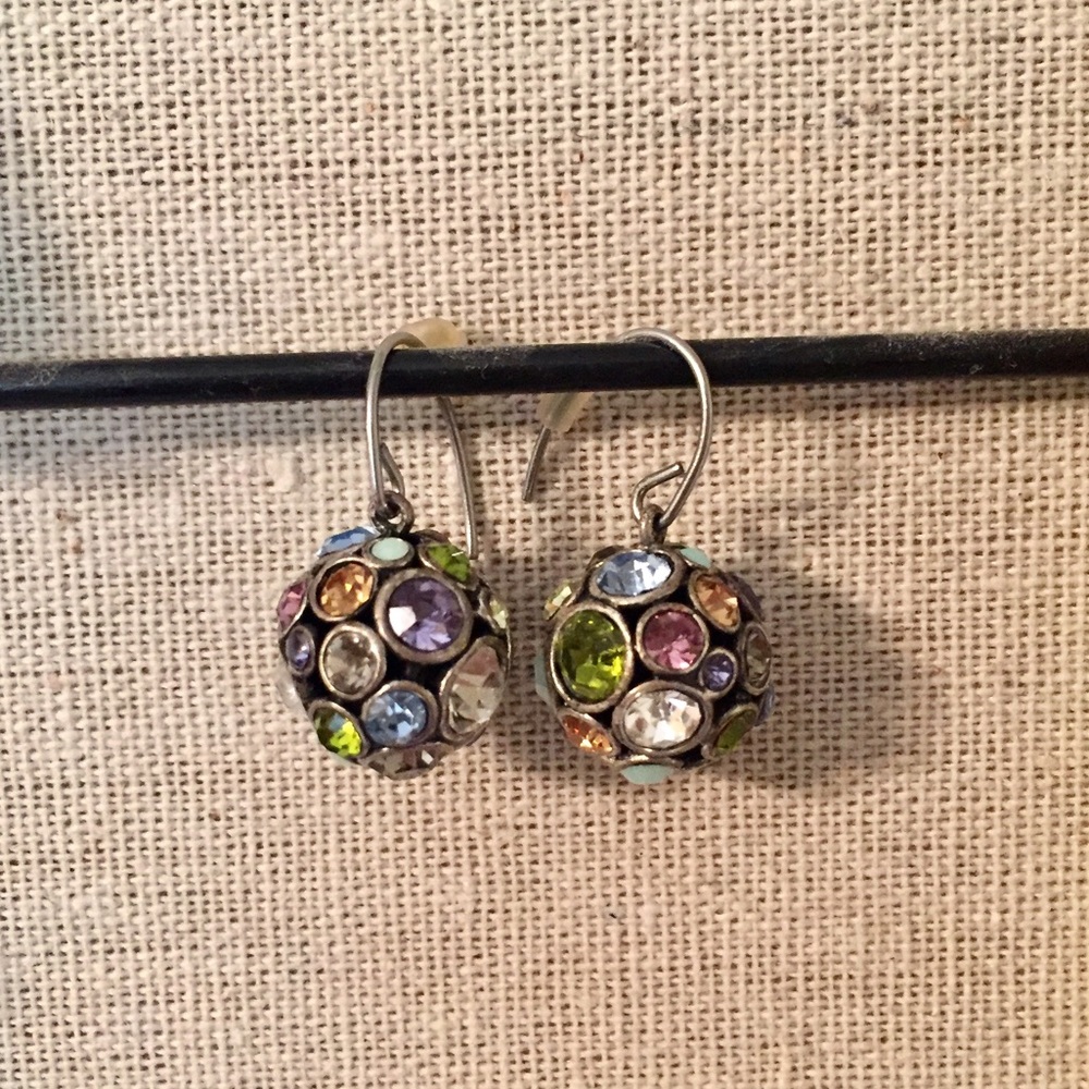 Fossil drop earrings